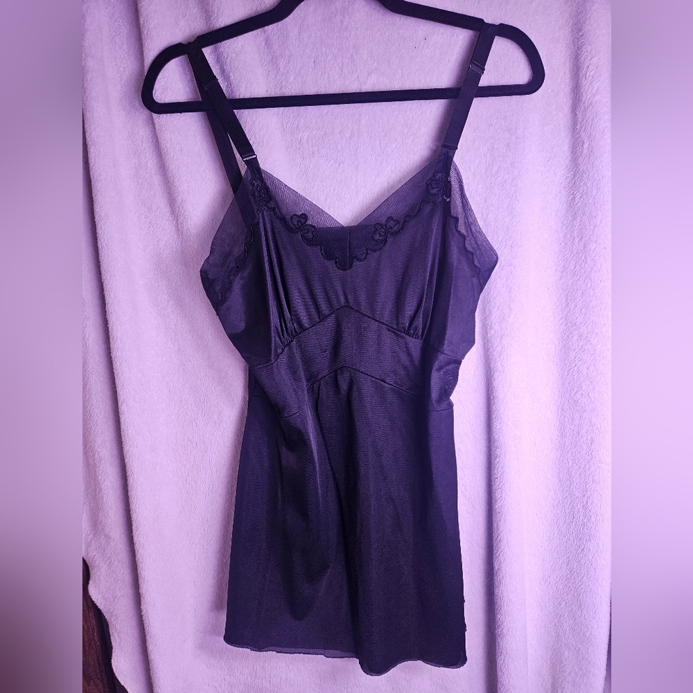 1960s Black Camisole